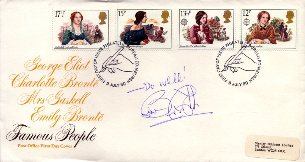 Lot 434: Bruce Forsyth signed 'Famous People' FDC date stamped...