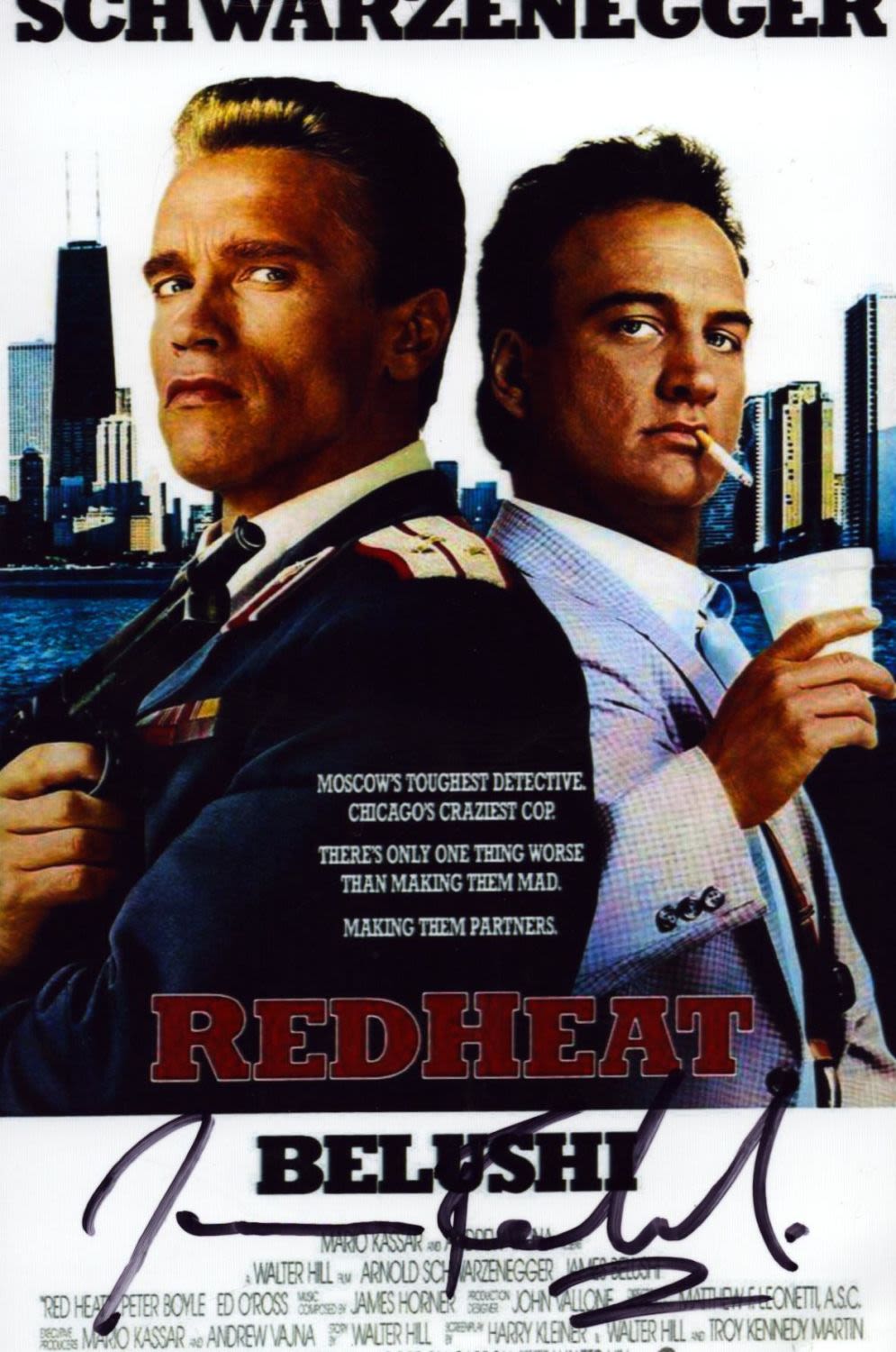 Lot 445: Jim Belush signed 6x4 inch promo picture for...
