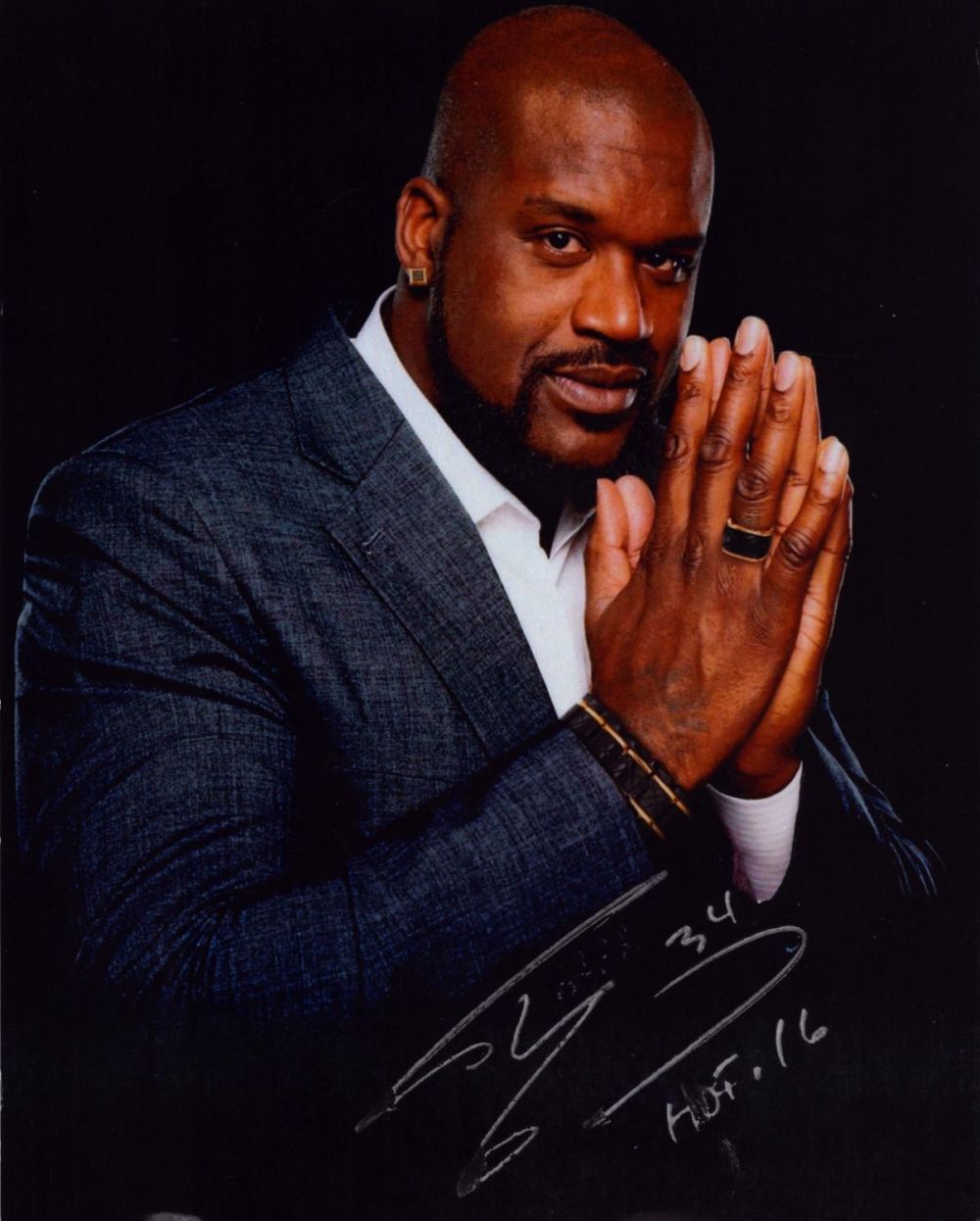 Lot 450: Shaquille O'Neal signed 10x8 inch colour photo. American...