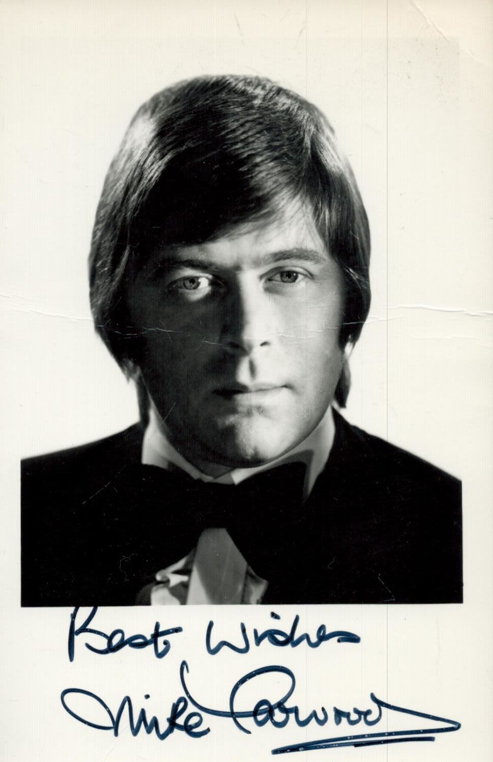 Lot 509: Mike Yarwood, OBE signed black & white photo...