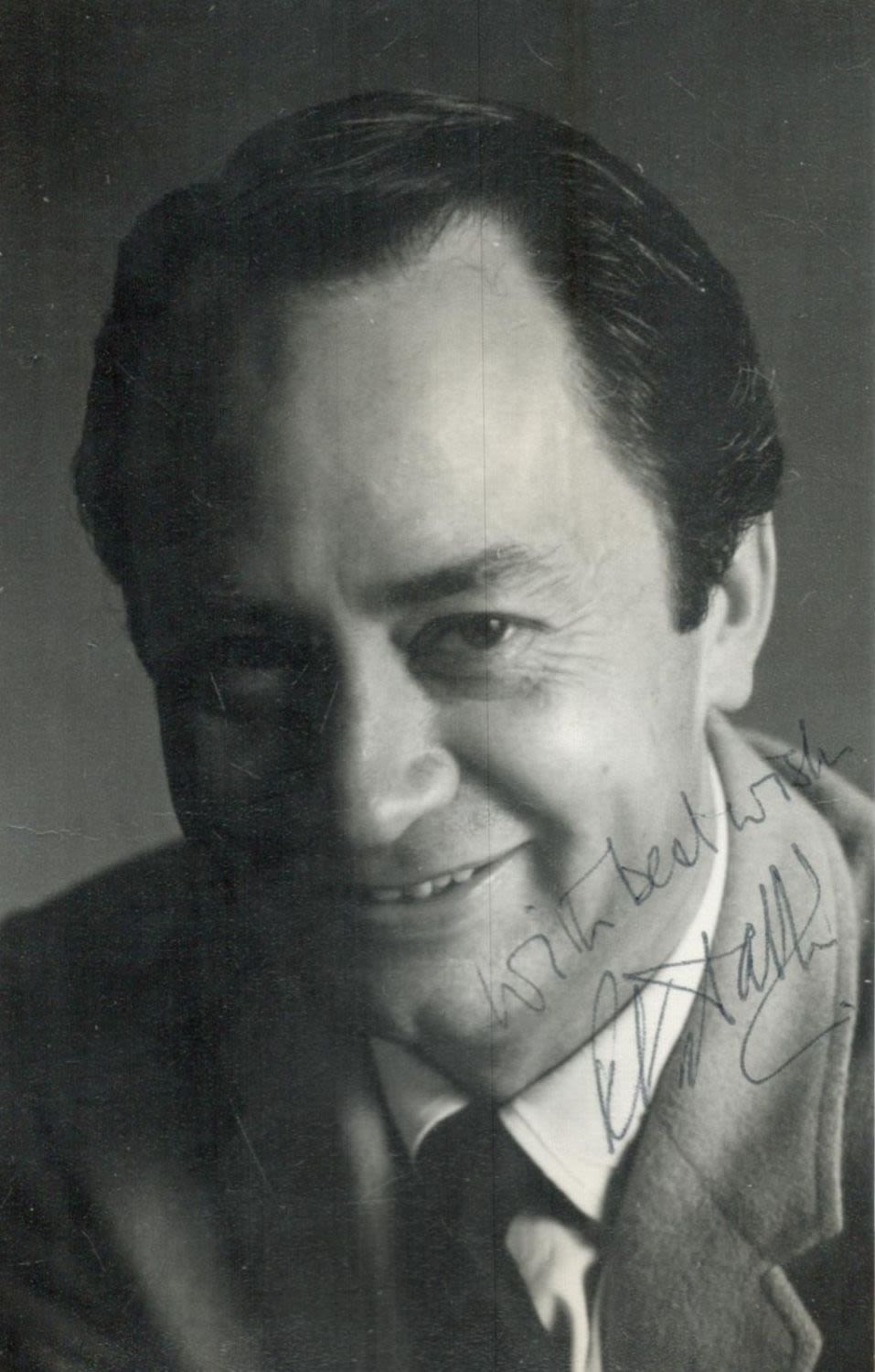 Lot 527: Peter Sallis, OBE signed black & white photo...