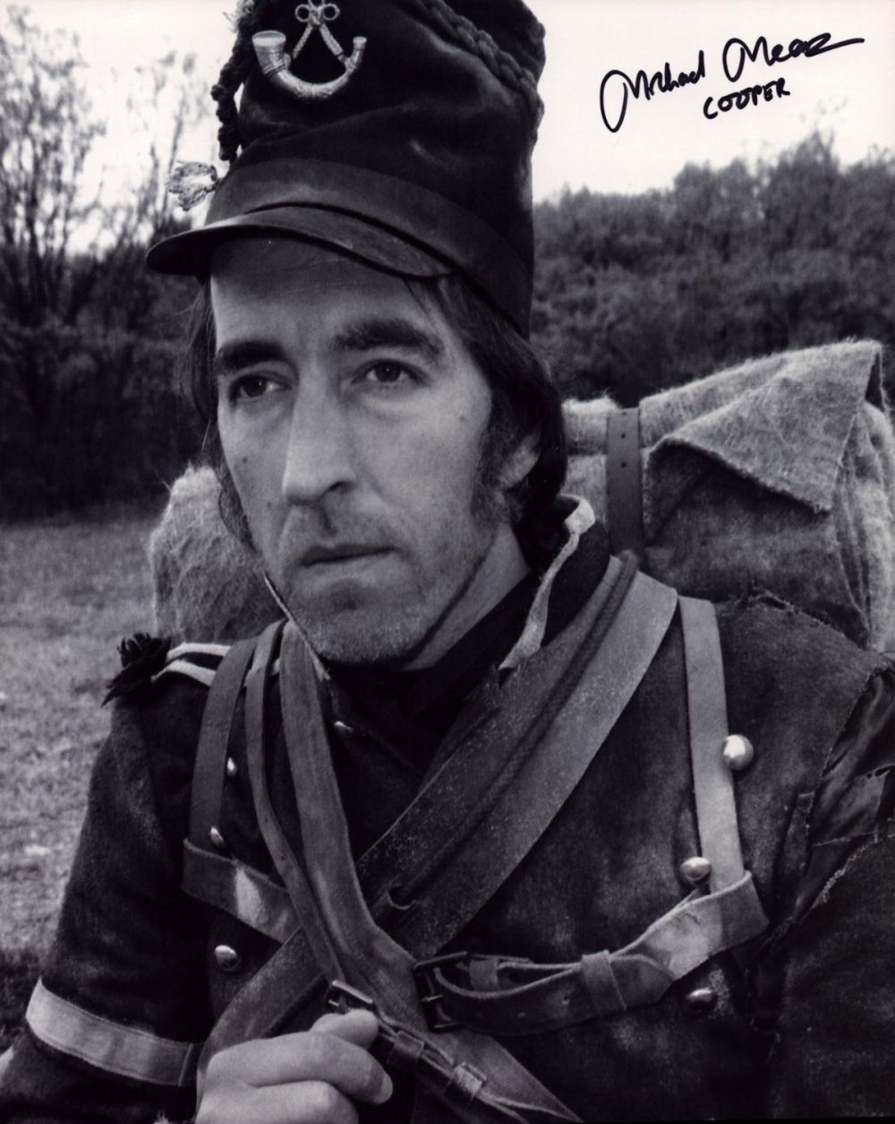 Lot 572: Michael Mears signed 10x8 inch black and white...