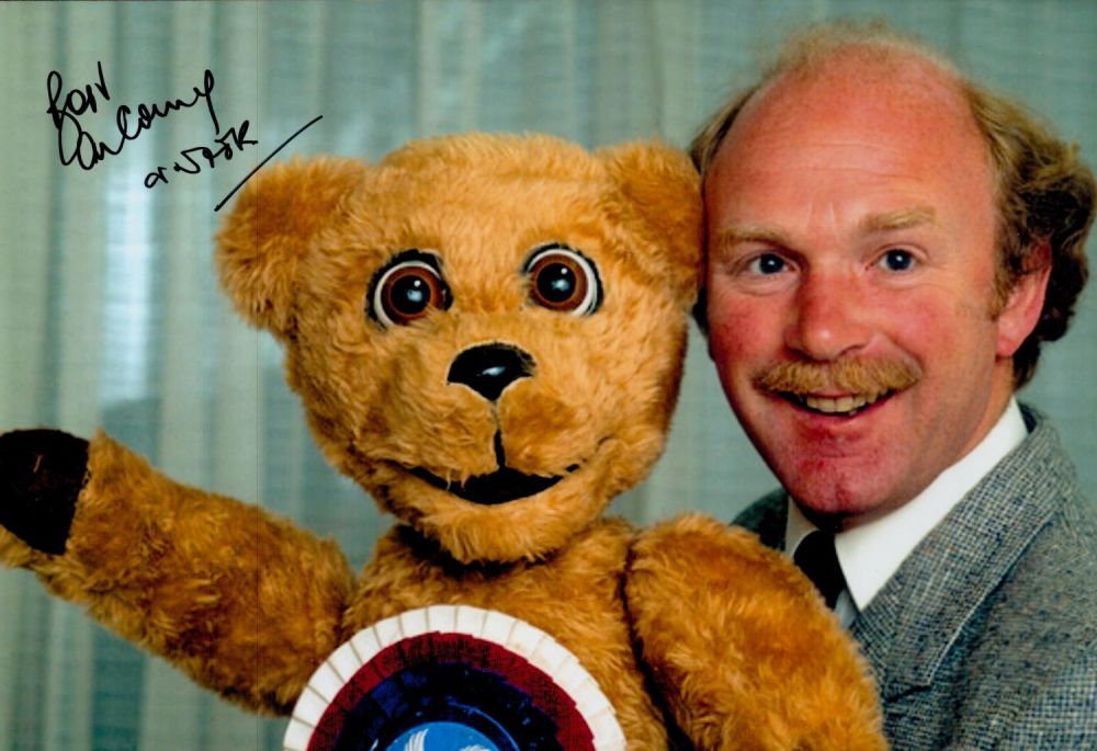 Lot 597: Roger De Courcey Nookie Bear signed 12x8 colour...
