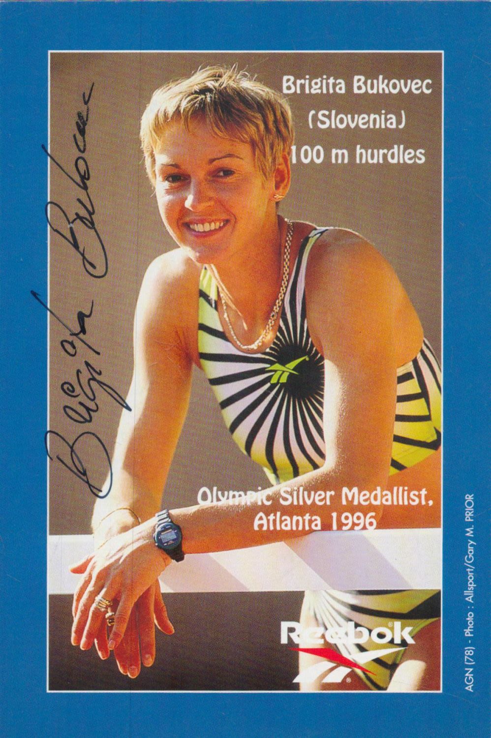 Lot 607: Brigita Bukovec signed promo colour photo 6x4 Inch....