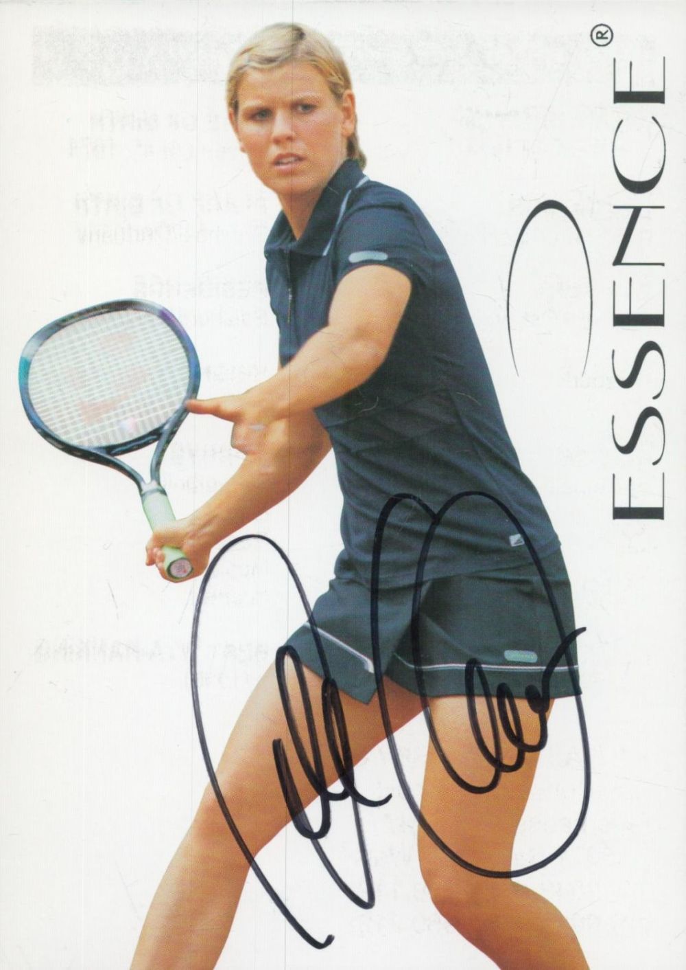 Lot 612: Anke Huber signed promo photo Approx. 6x4 Inch....