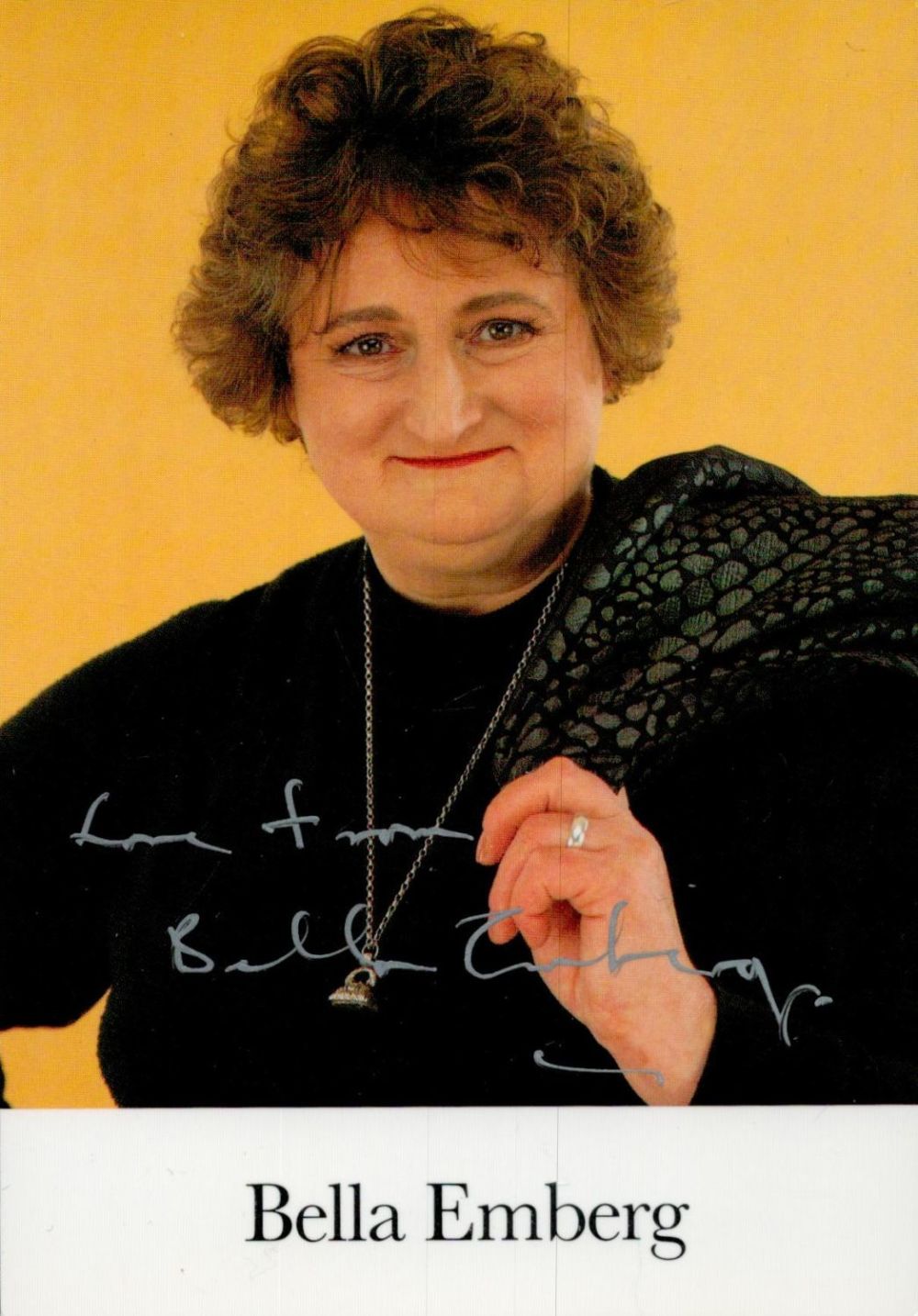 Lot 631: Bella Emberg signed promo colour photo 6x4 Inch....