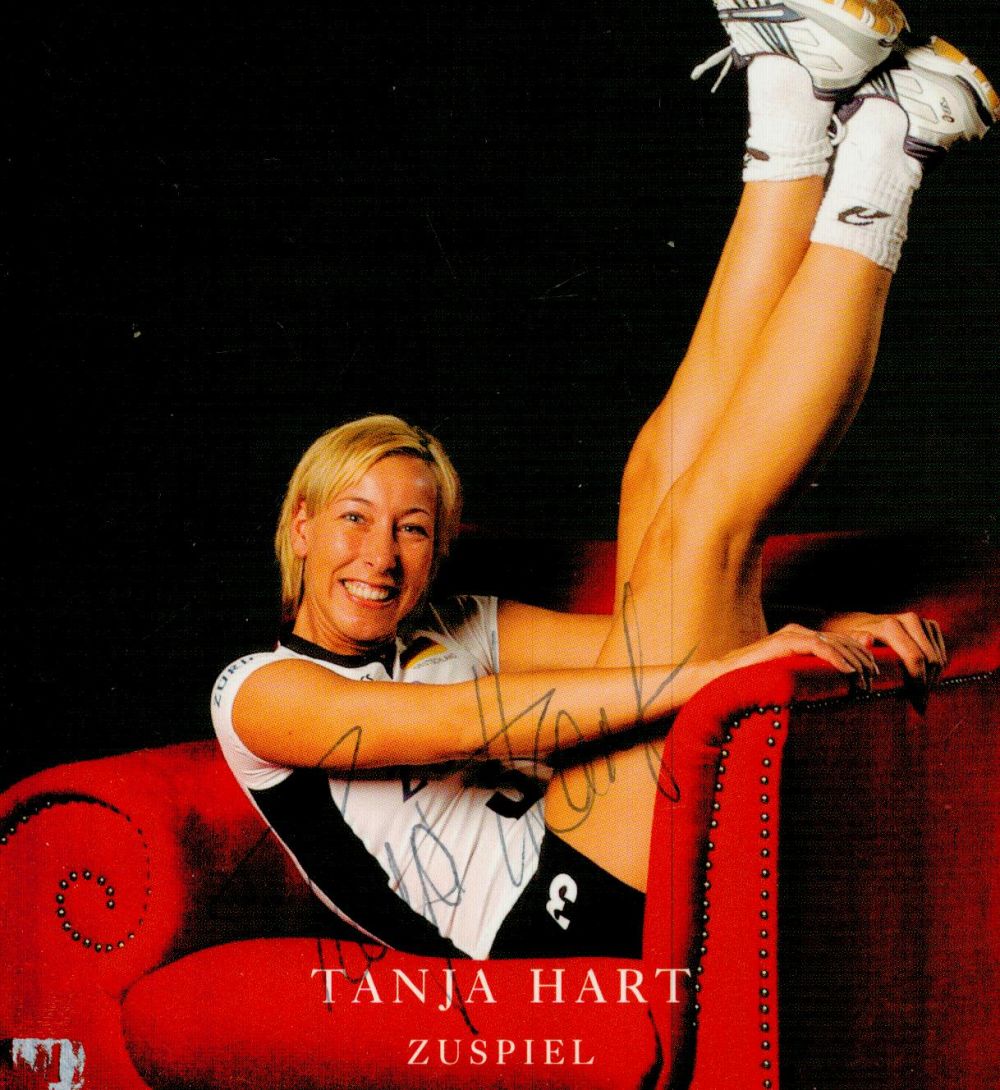 Lot 635: Tanja Hart signed promo photo 6x4 Inch. Is...