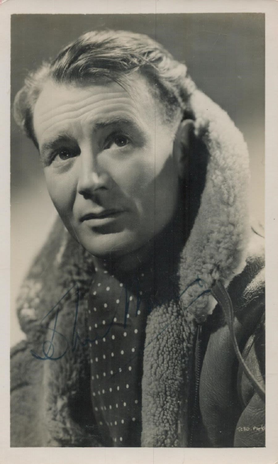 Lot 129: John Mills signed 6x4inch black and white photo....