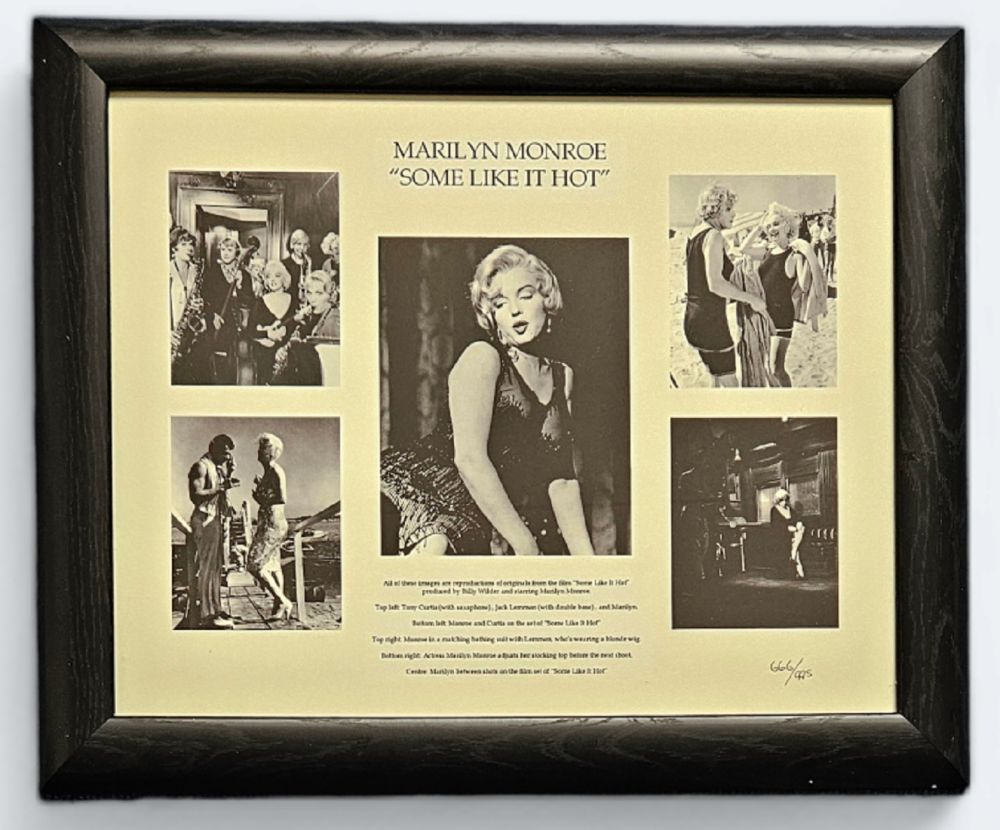 Lot 134: Marilyn Monroe "Some Like It Hot" Limited Edition...