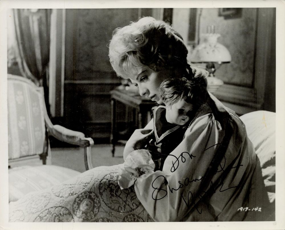 Lot 164: Susannah York signed 10x8inch black and white photo....