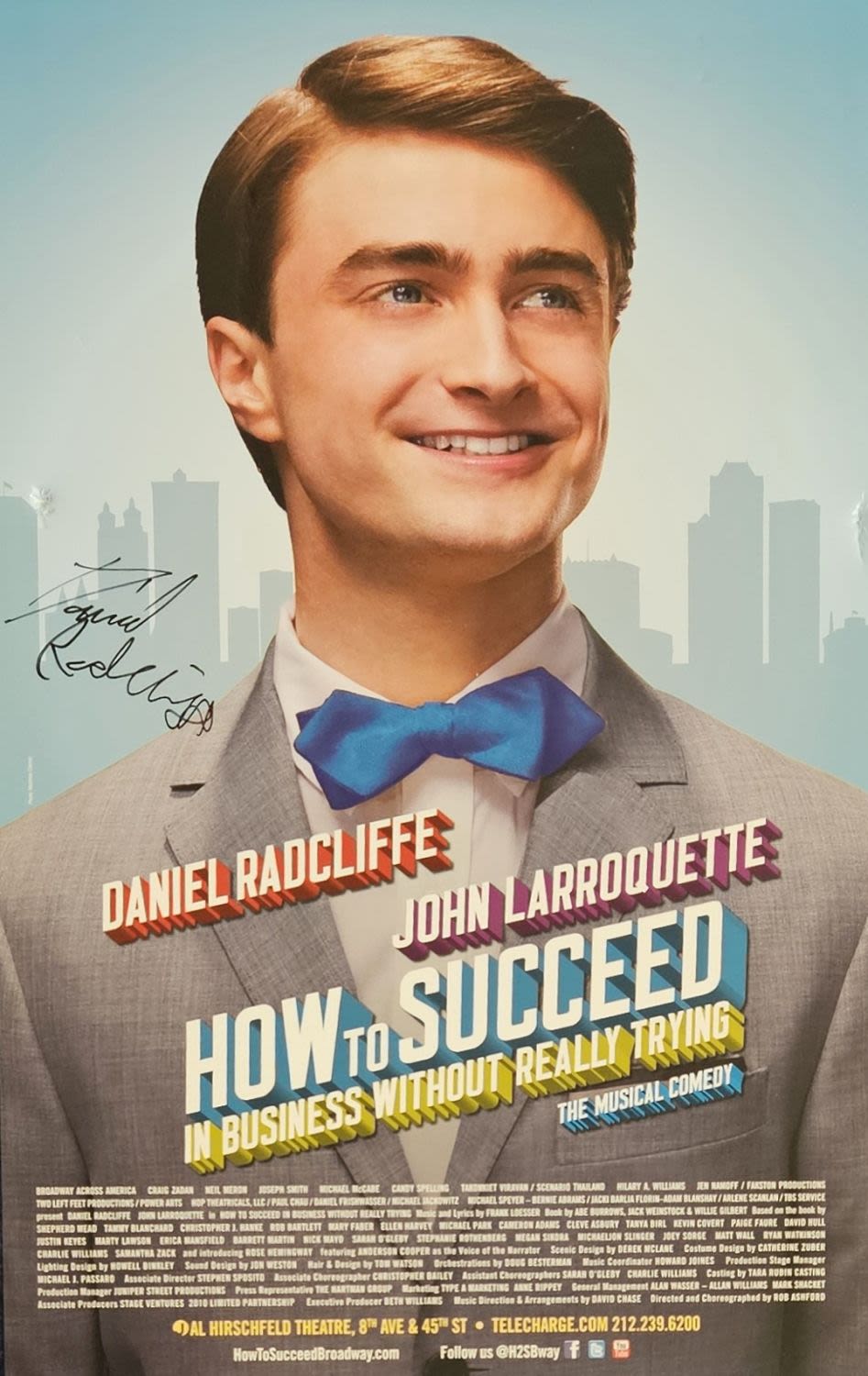 Lot 198: Daniel Radcliffe signed How to succeed in business...