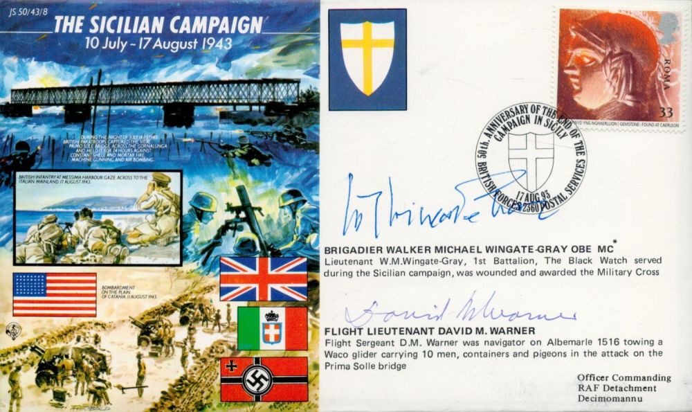 Lot 245: Brigadier Walker Michael Wingate Gray OBE MC and...