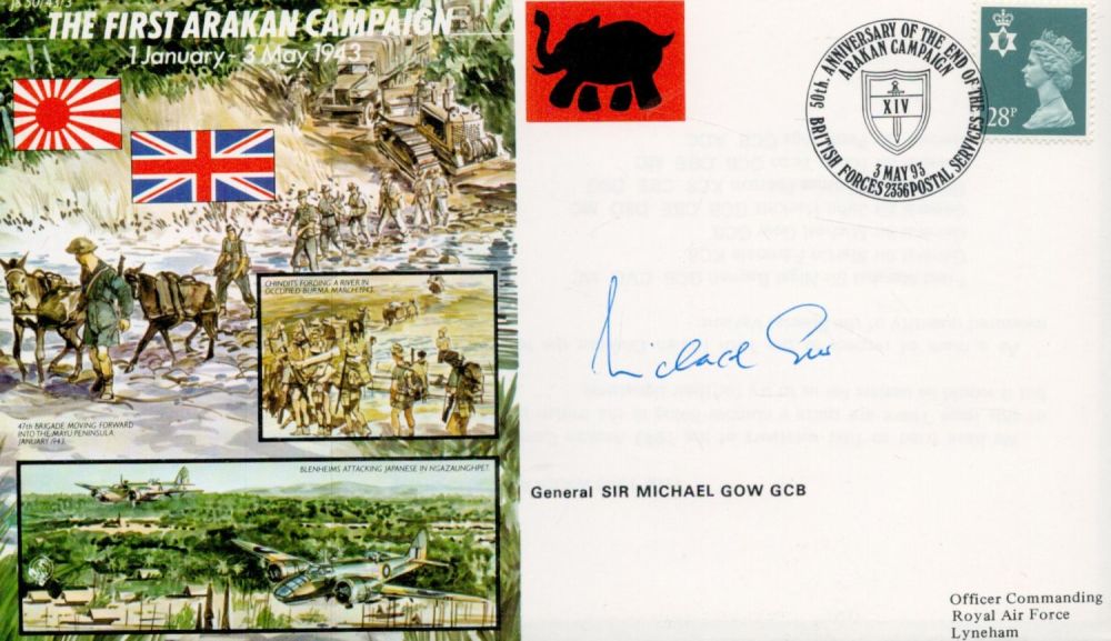 Lot 247: General Sir Michael Gow GCB signed The First...