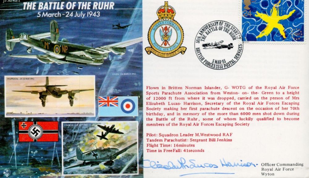 Lot 248: Elizabeth Ethel Marie Luca Harrison signed The Battle...