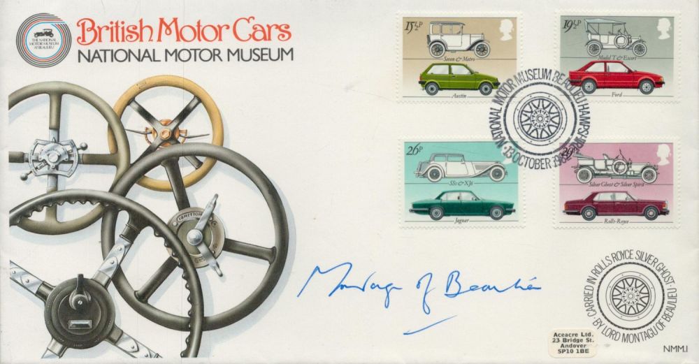Lot 273: The Lord Montagu of Beaulieu signed British Motor...