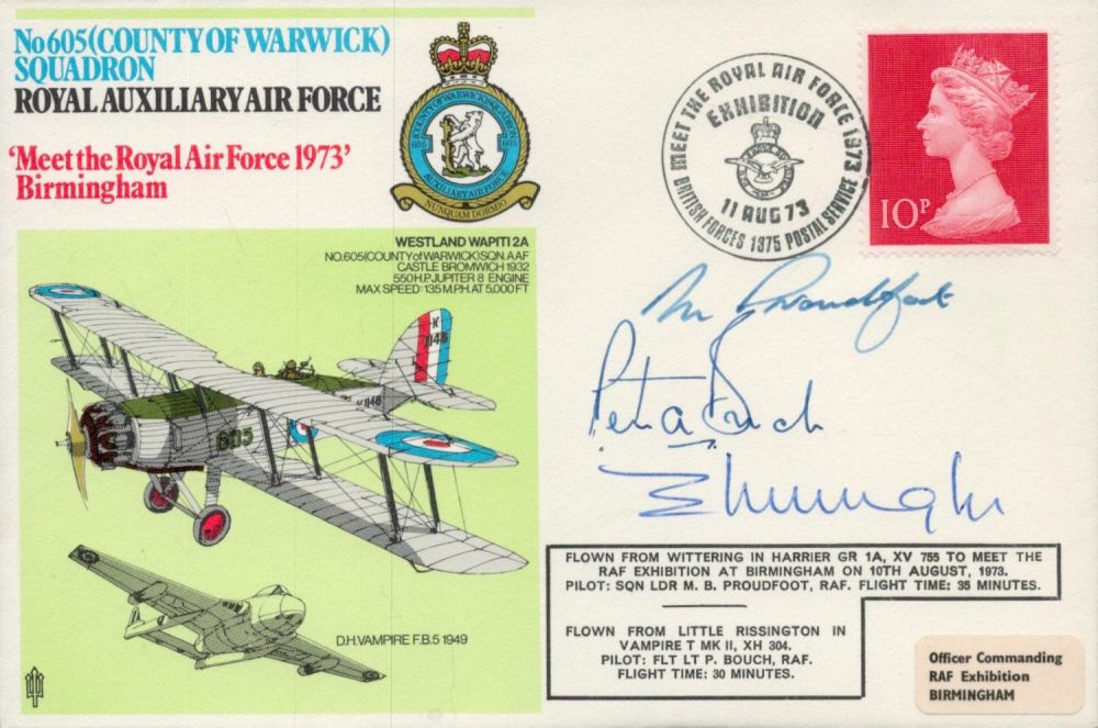 Lot 277: No 605 (County of Warwick) Squadron Royal Auxiliary...