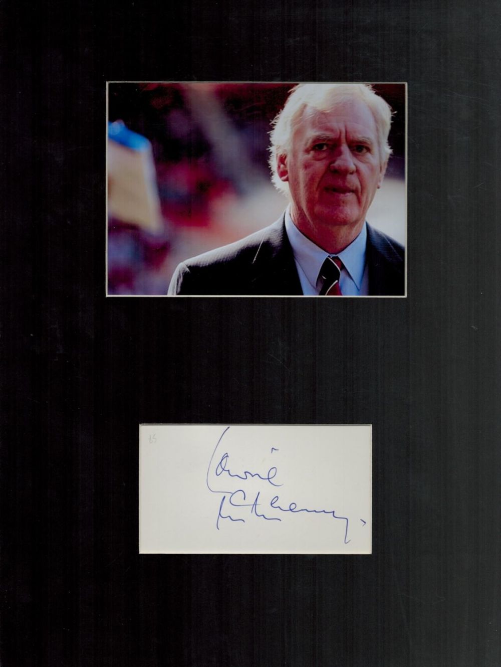 Lot 327: Lawrie McMenemy football manager signed 11x14 mounted card...