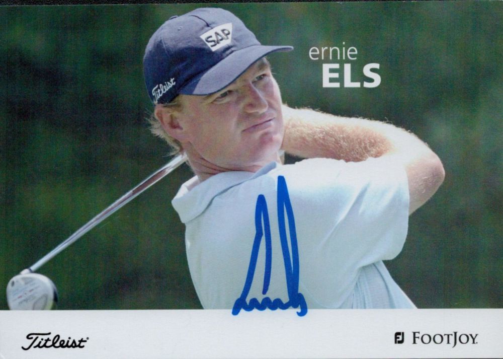 Lot 338: Ernie Els open champion 2002, 2012 us open...