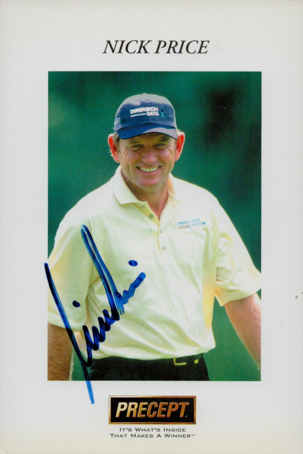 Lot 346: Nick price 1992, 94 pga champion, 1994 open...