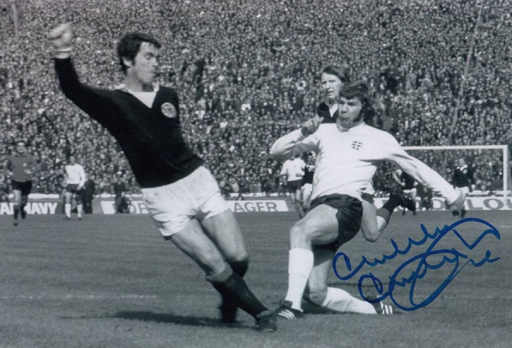 Lot 356: Autographed Malcolm MacDonald 12 x 8 photo :...
