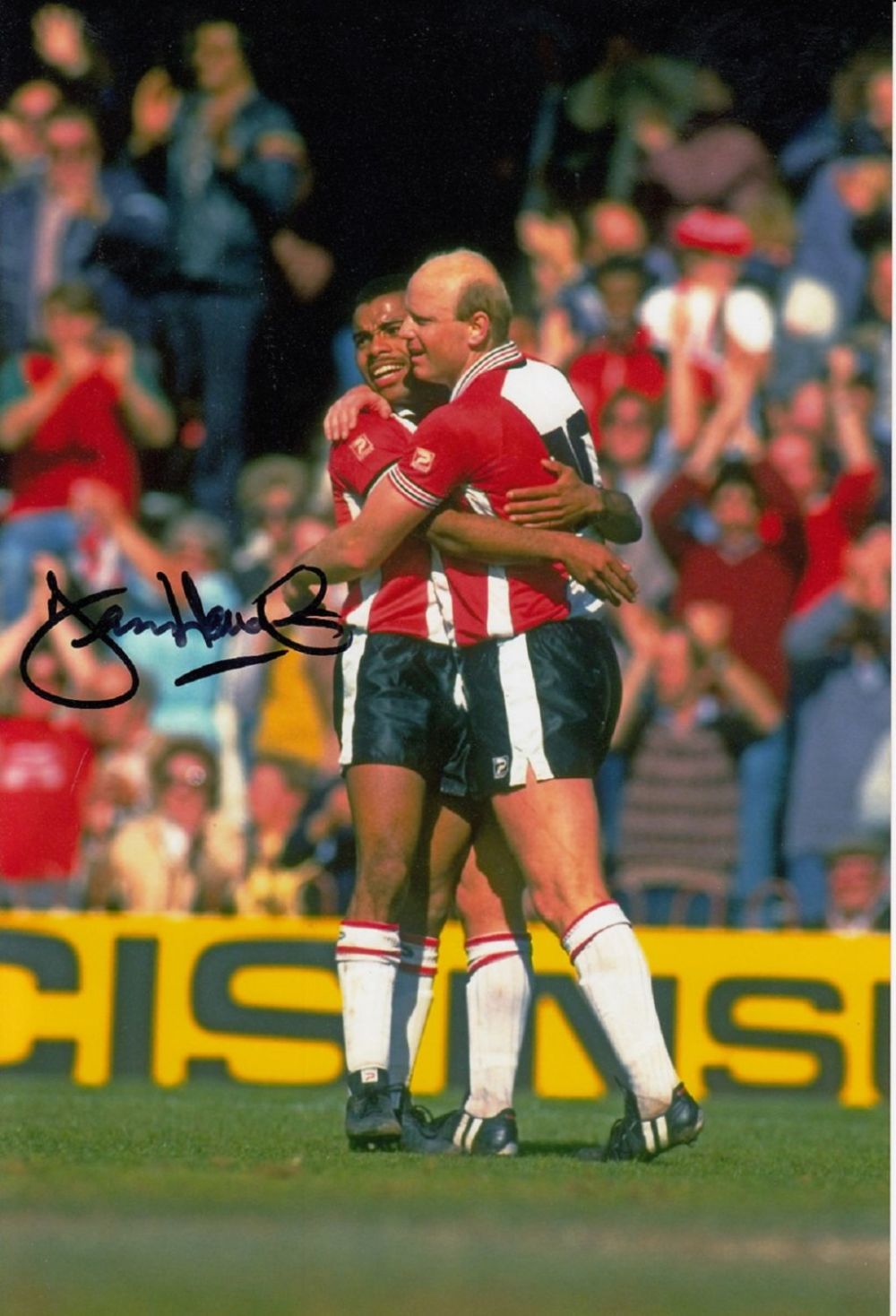 Lot 366: Autographed Danny Wallace 12 x 8 photo :...