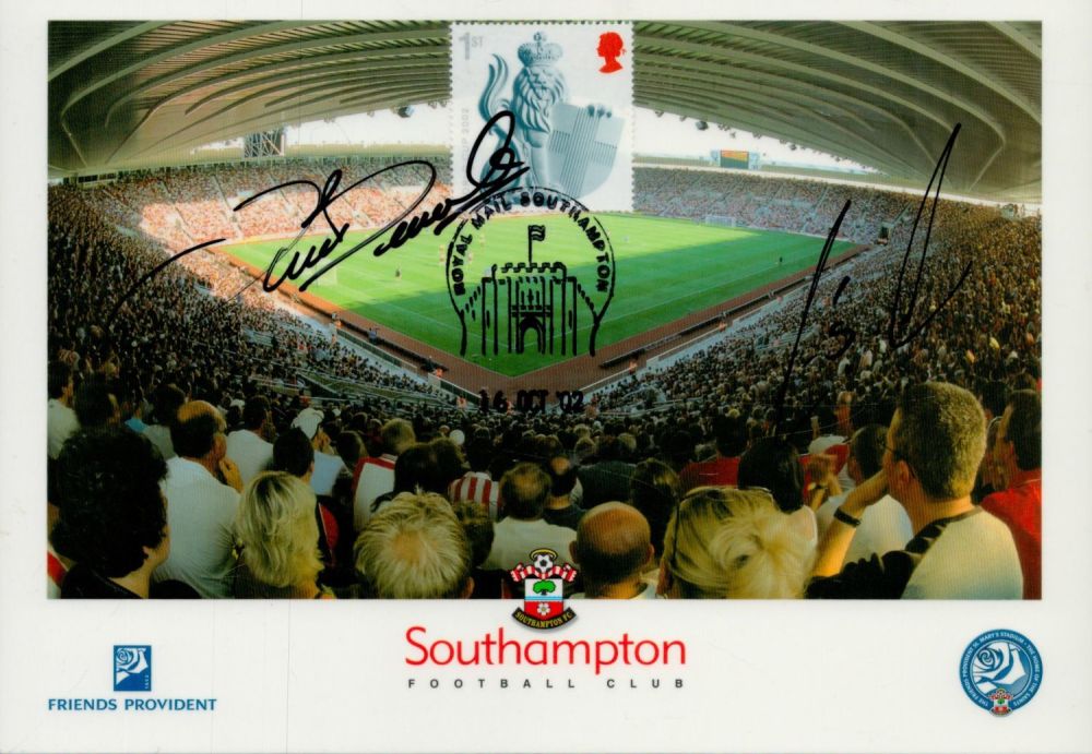 Lot 381: Football Francis Benali MBE and Charles Lundekvam signed...