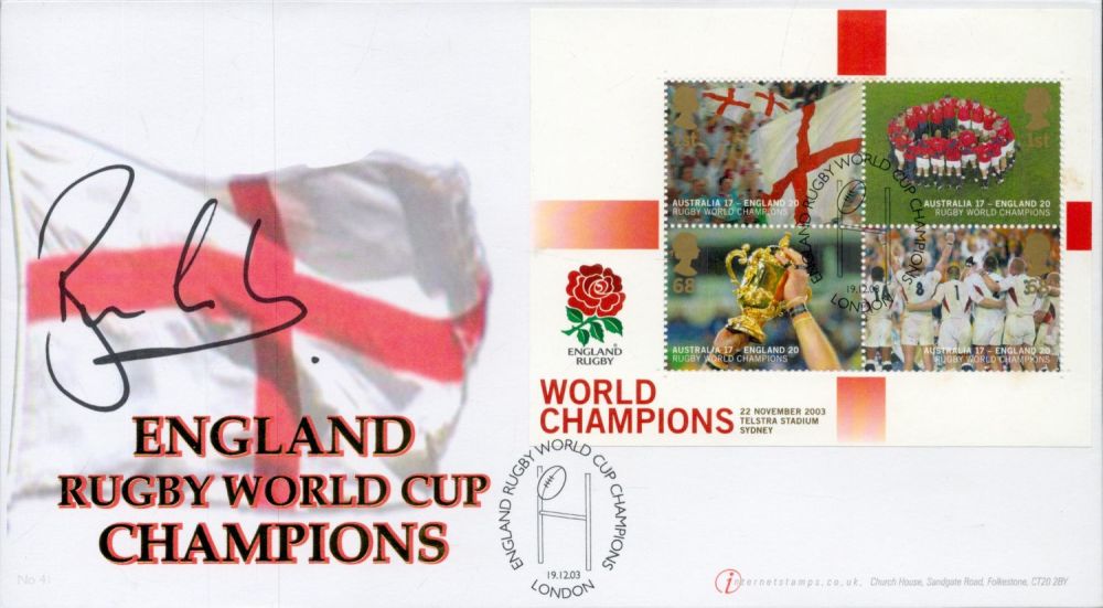 Lot 384: Rugby Ben Cohen signed England Rugby World Cup...