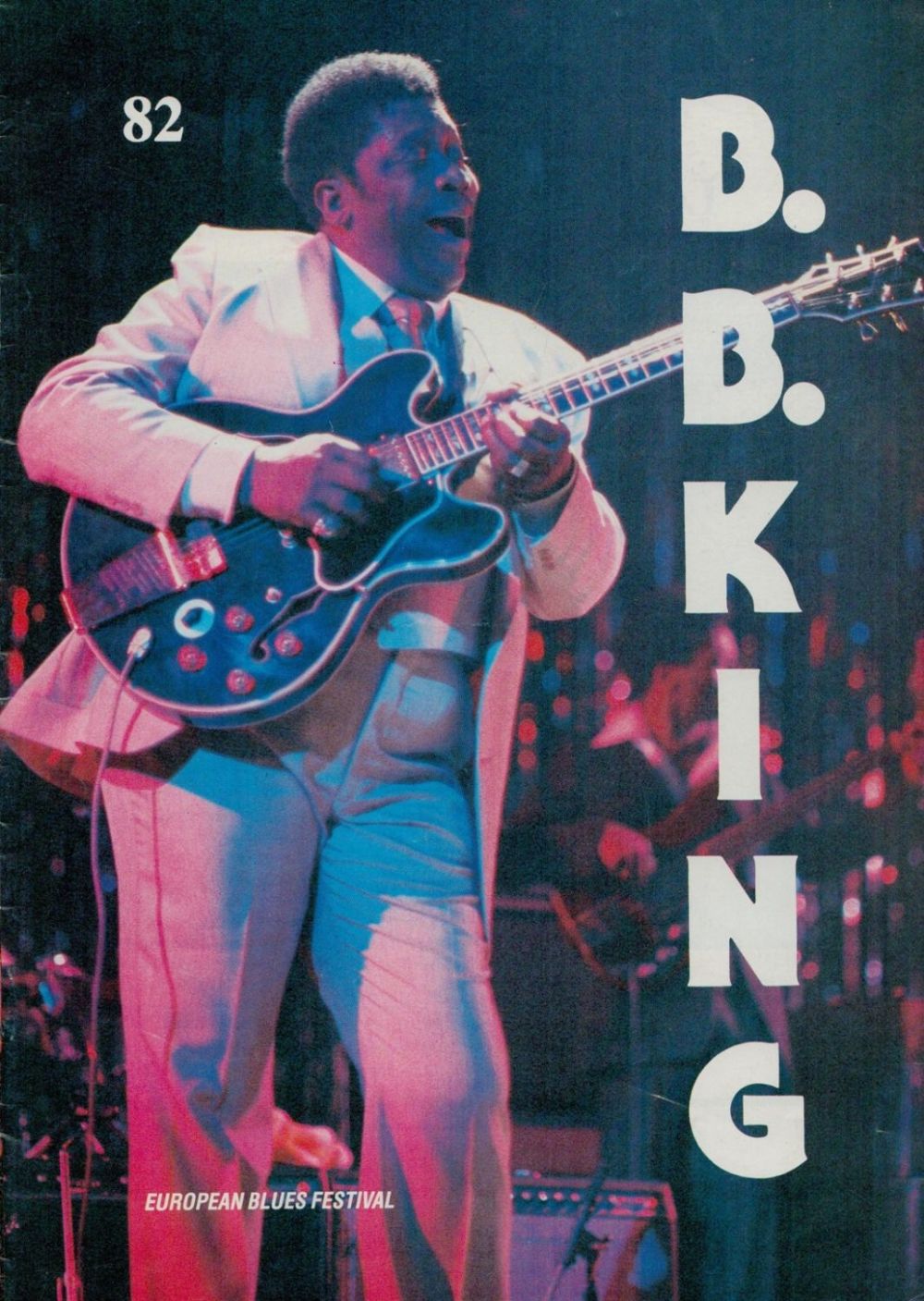 Lot 398: B B King European Blues Festival programme. UNSIGNED....