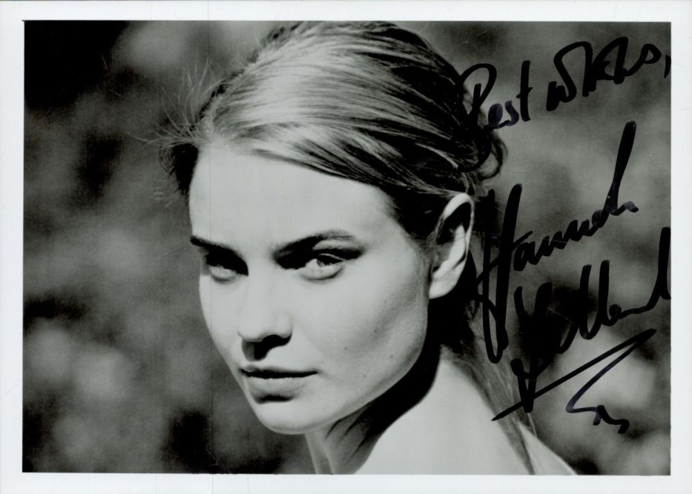 Lot 452: Hannah Yelland signed black & white photo 7x5...