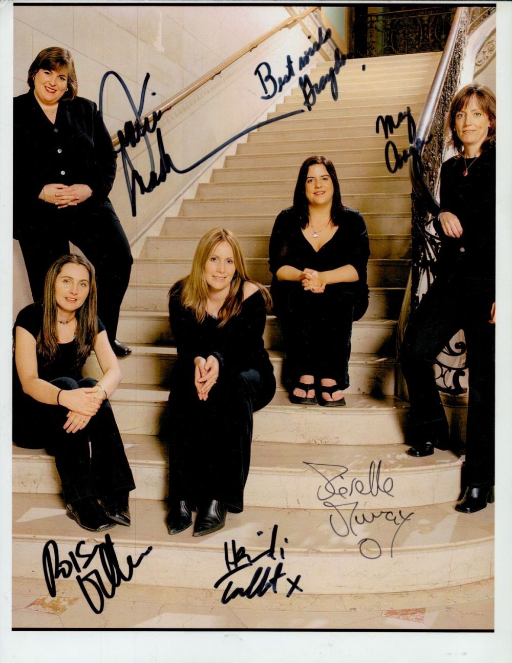 Lot 485: Multi signed Roisin Dillon, Mary Coogan, Heidi Talbot,...