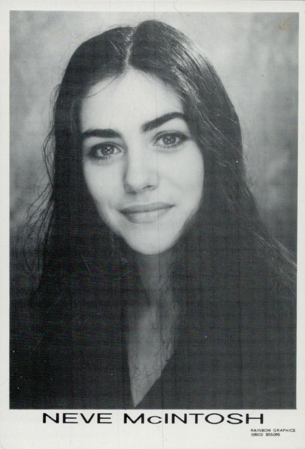 Lot 490: Neve McIntosh signed on back of Promo Black...