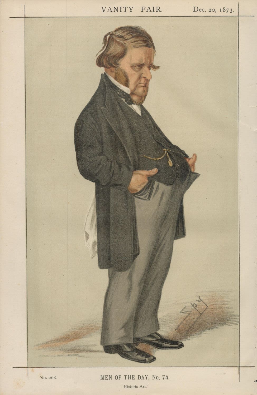 Lot 520: Vanity Fair print. Titled Men of the Day...