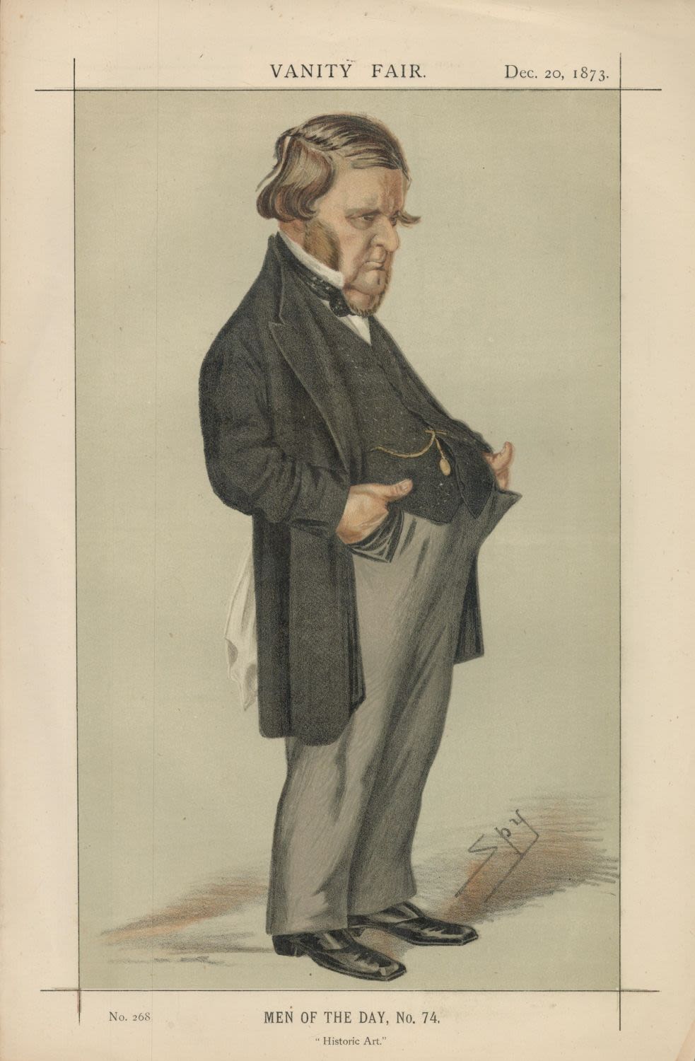 Lot 524: Vanity Fair print. Titled Men of the Day...