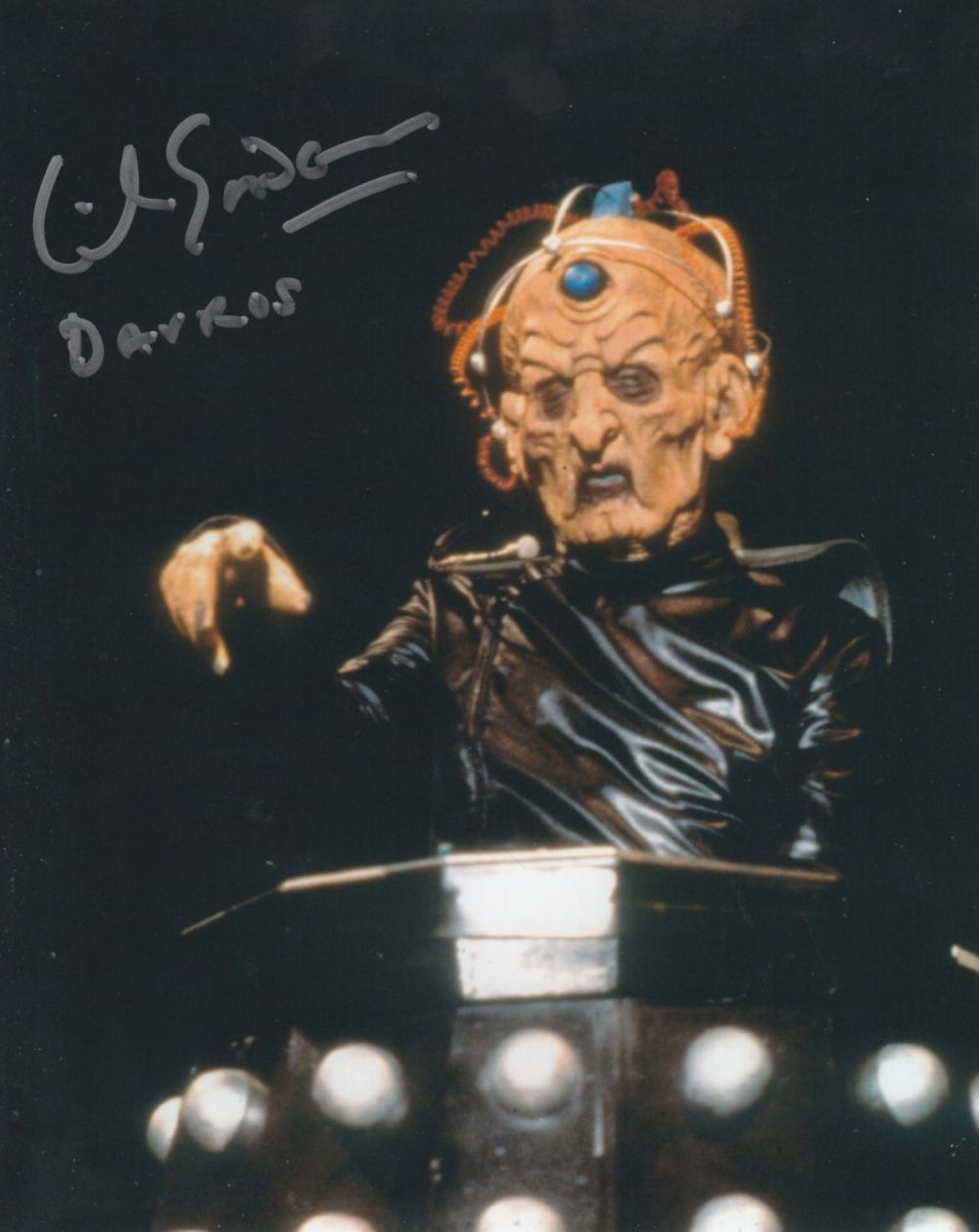 Lot 569: Doctor Who 8x10 inch photo signed by David...
