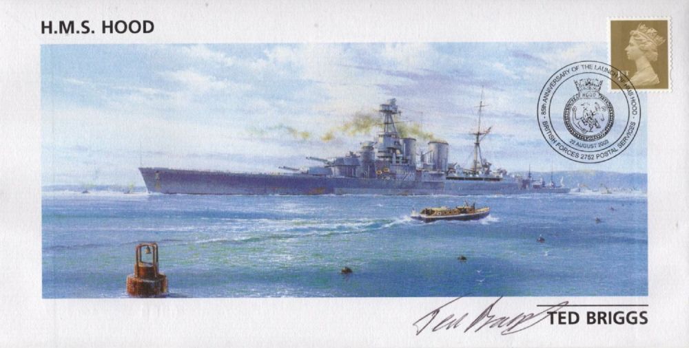 Lot 579: HMS Hood, 85th anniversary of the launching of...