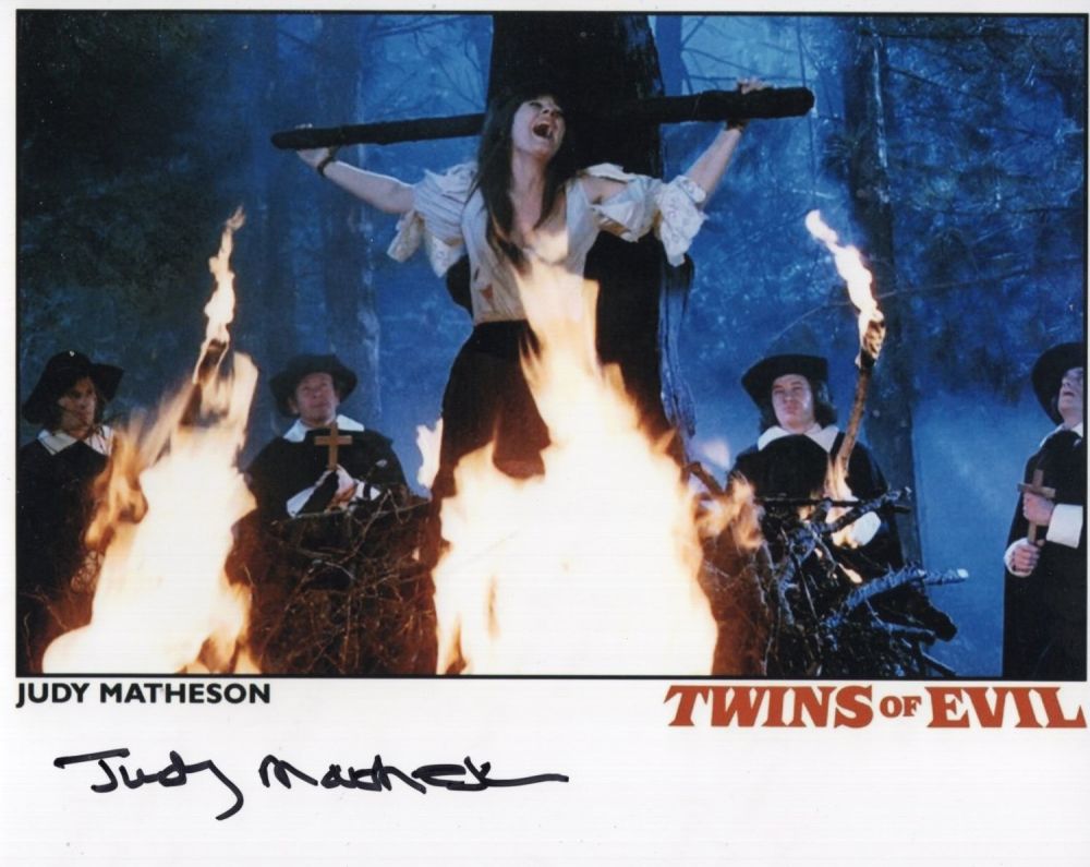 Lot 581: Twins of Evil hammer horror movie 8x10 photo...
