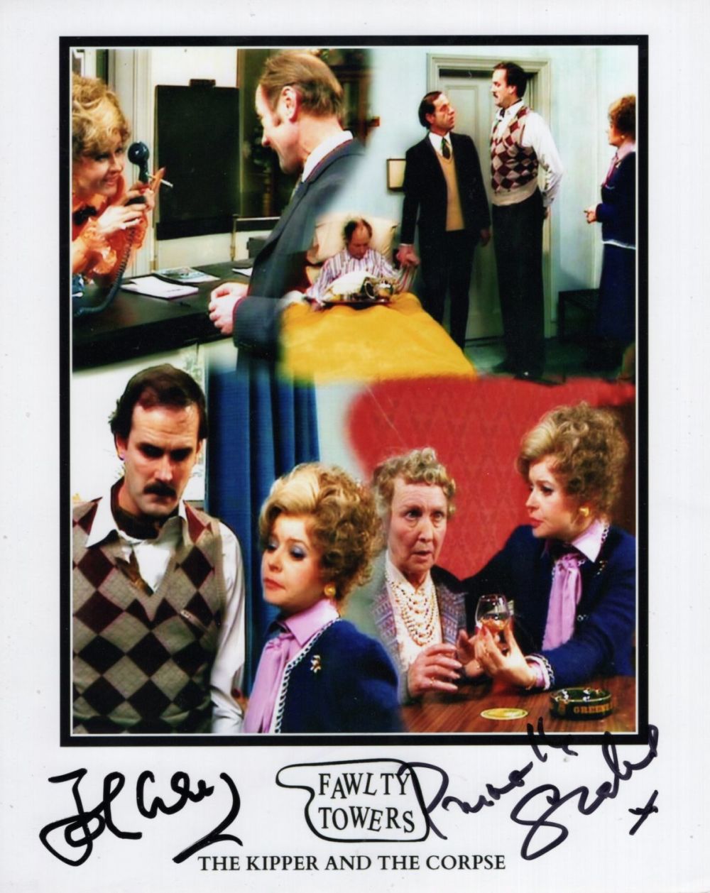 Lot 583: Fawlty Towers classic TV comedy series 8x10 inch...