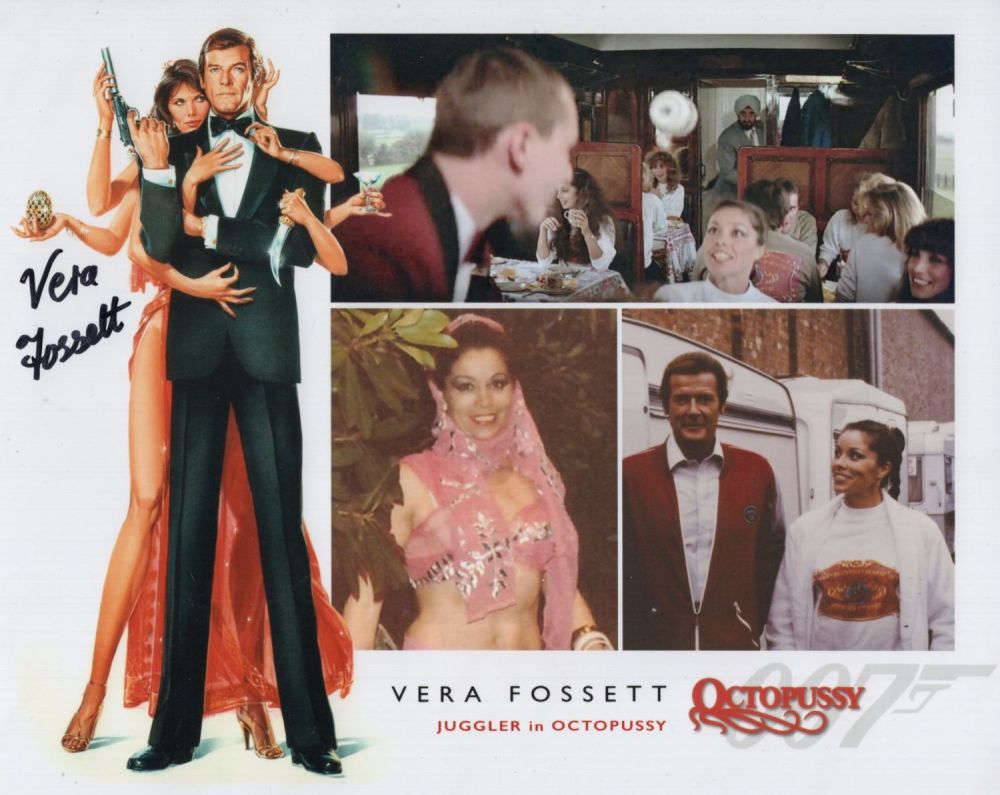 Lot 664: 007 James Bond movie Octopussy 8x10 montage photo...