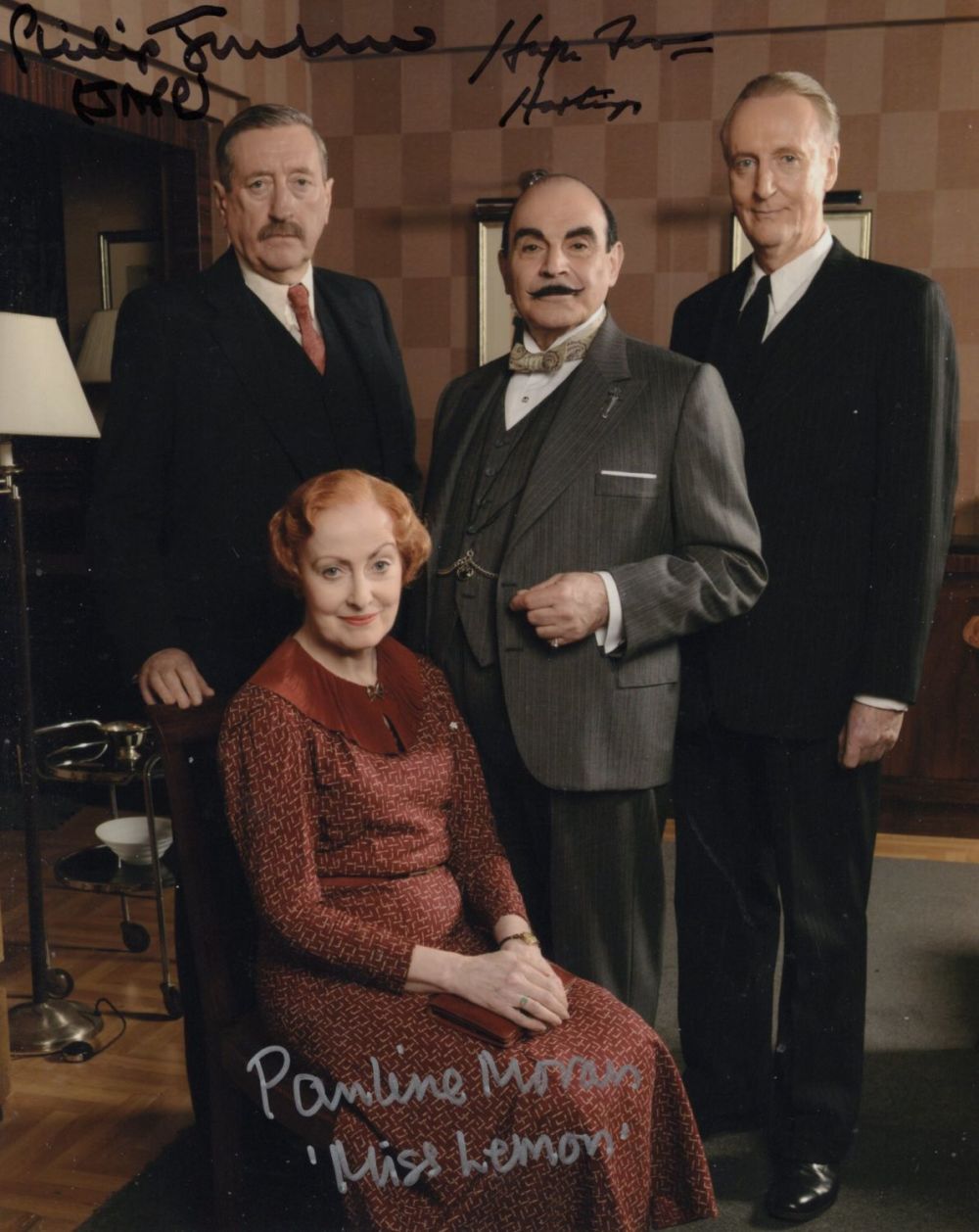 Lot 680: Poirot 8x10 inch Agatha Christie crime drama series...