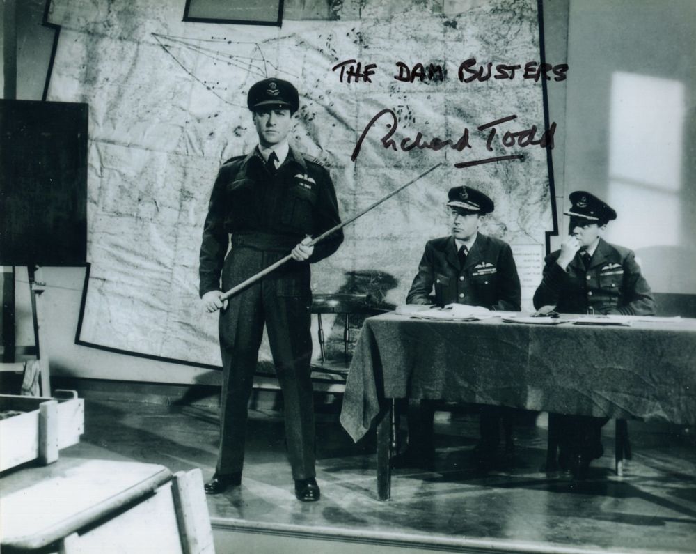 Lot 688: The Dambusters 1954 British war movie 8x10 photo...