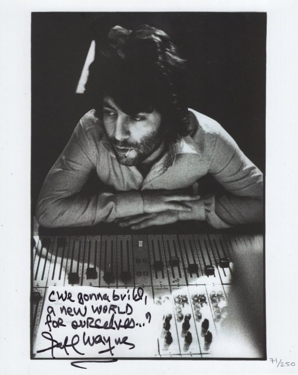 Lot 692: Jeff Wayne, composer of the smash hit musical...