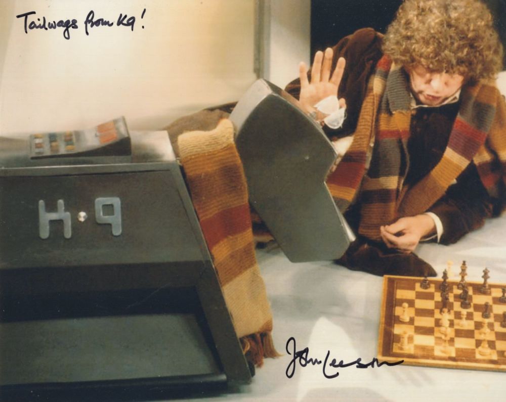 Lot 694: Doctor Who 8x10 photo signed by actor John...