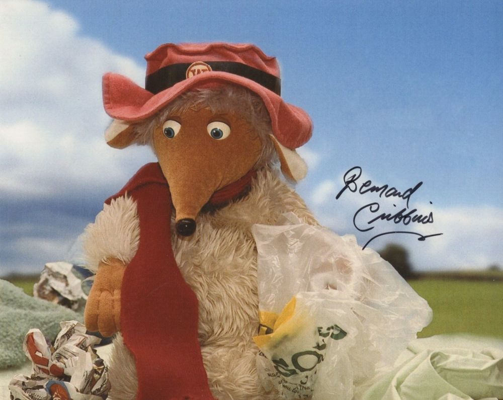 Lot 697: The Wombles TV series 8x10 photo signed by...