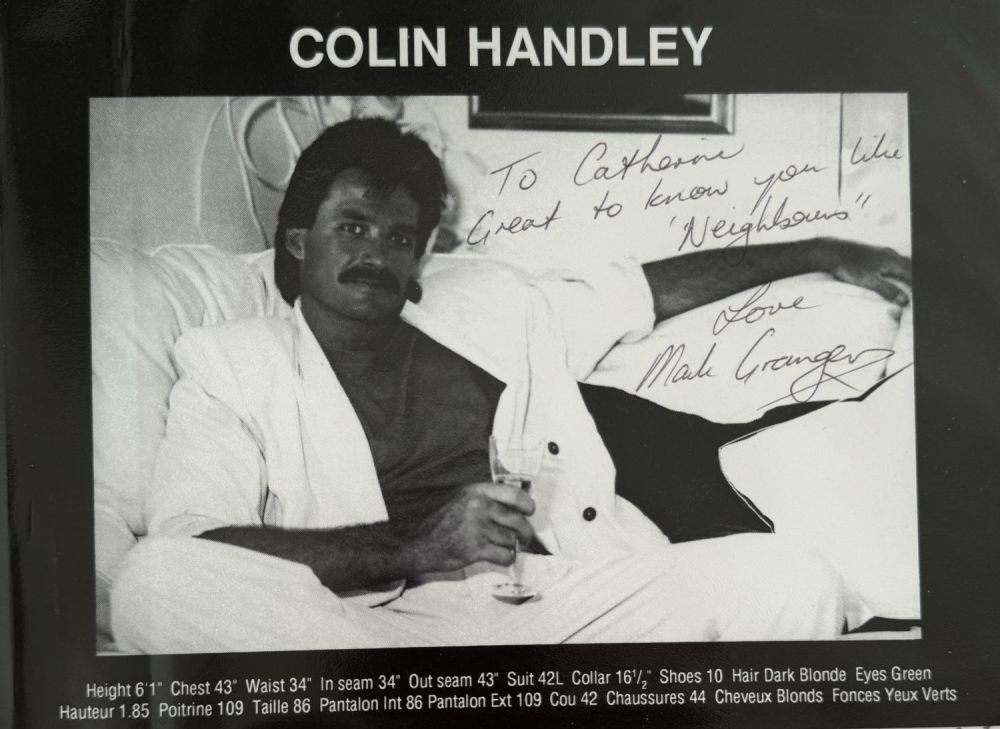 Lot 477: Mark Granger signed 8x6inch black and white photo....