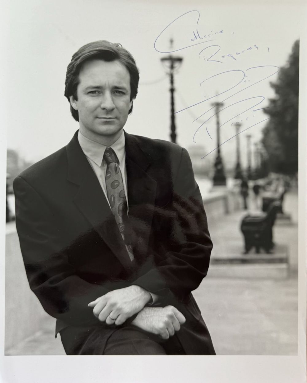 Lot 482: Neil Pearson signed 10x8inch black and white photo....
