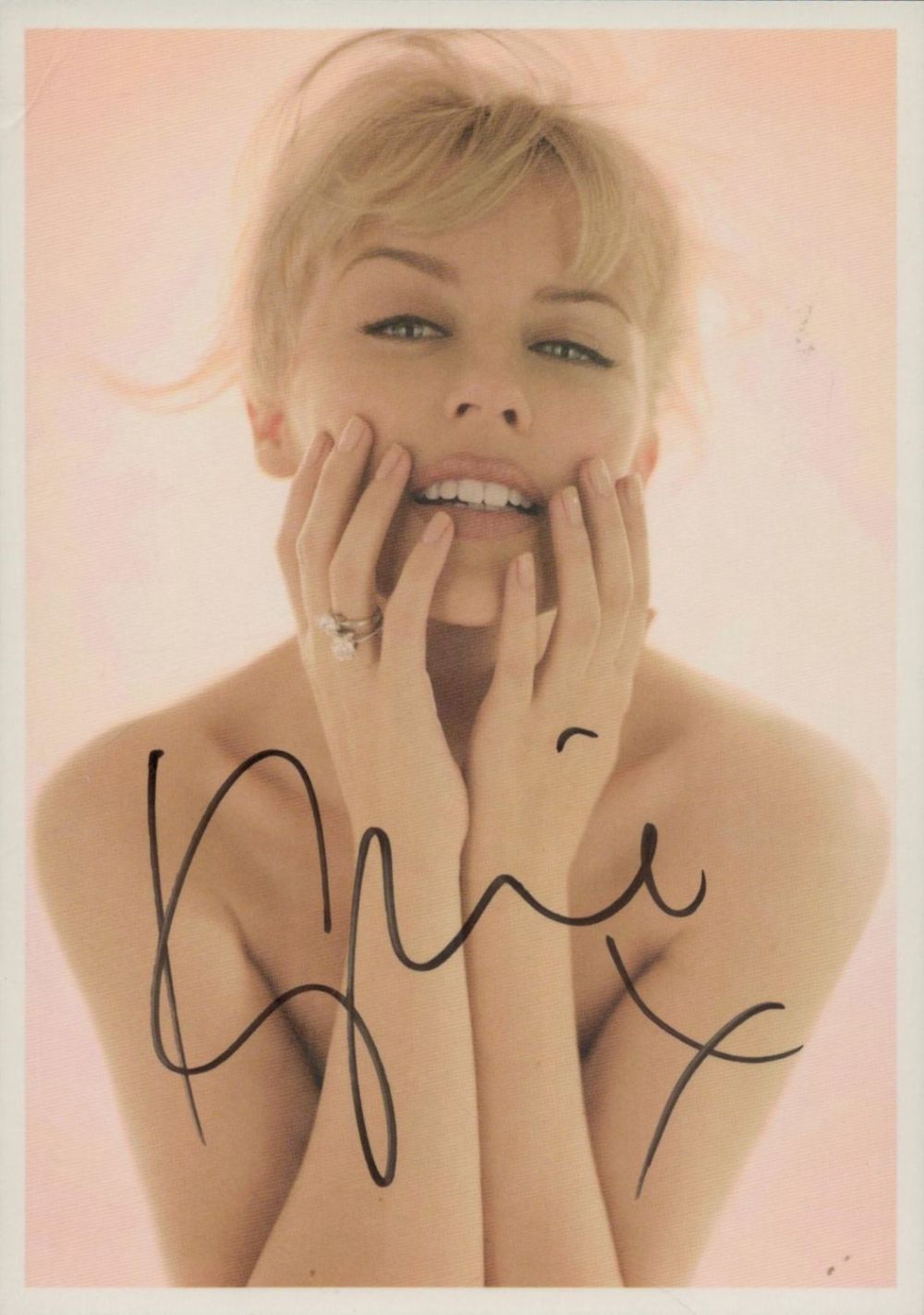 Lot 534: Kylie Minogue, AO OBE signed Promo. Colour Photo....
