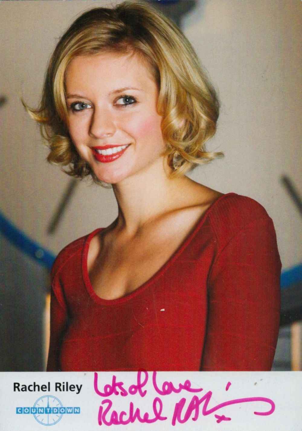 Lot 550: Rachel Riley signed Promo. Colour Photo 6x4 Inch...