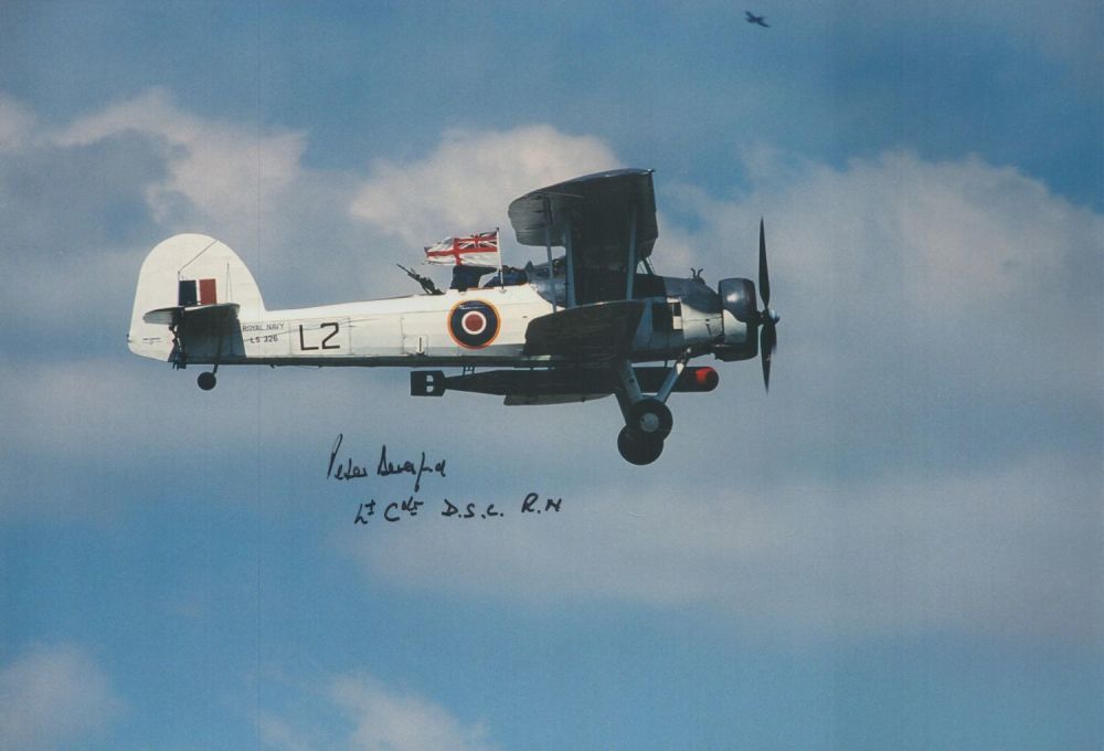 Lot 95: Military. Lt. Cdr. Peter Beresford DSC Signed 12...