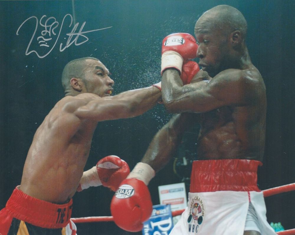 Lot 115: Junior Witter Signed Colour Photo 10x8 Inch. Is...