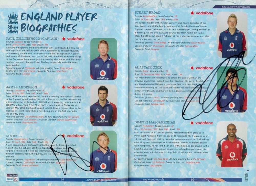 Lot 129: Multi signed signatures such as Ian Bell, Alastair,...